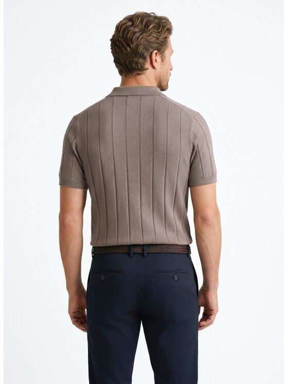 Pako Lorente Pako Lorente Polo P26WF-TX-005 Szary Regular Fit