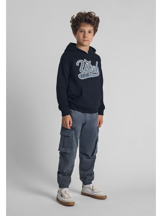 minoti minoti Spodnie cargo 27PANT49 Niebieski Regular Fit