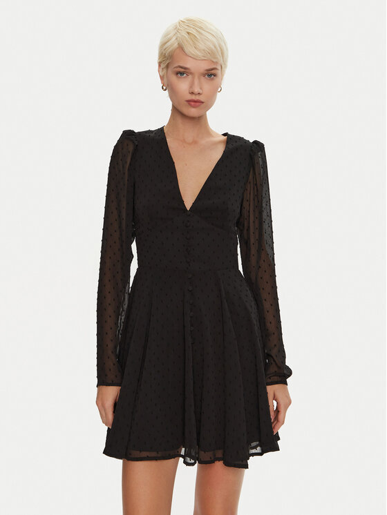 ROTATE ROTATE Rochie cocktail Thoriana 113102100 Negru Regular Fit