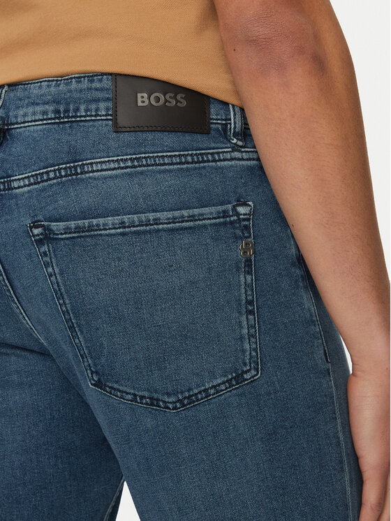 BOSS BOSS Jeans hlače H-Re.Maine 50524015 Modra Regular Fit