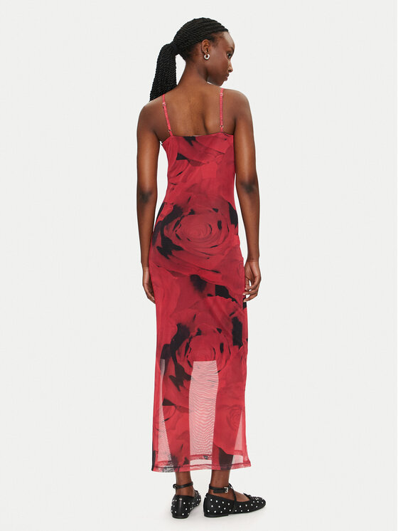 Noisy May Noisy May Ljetna haljina Rosa 27033451 Crvena Slim Fit