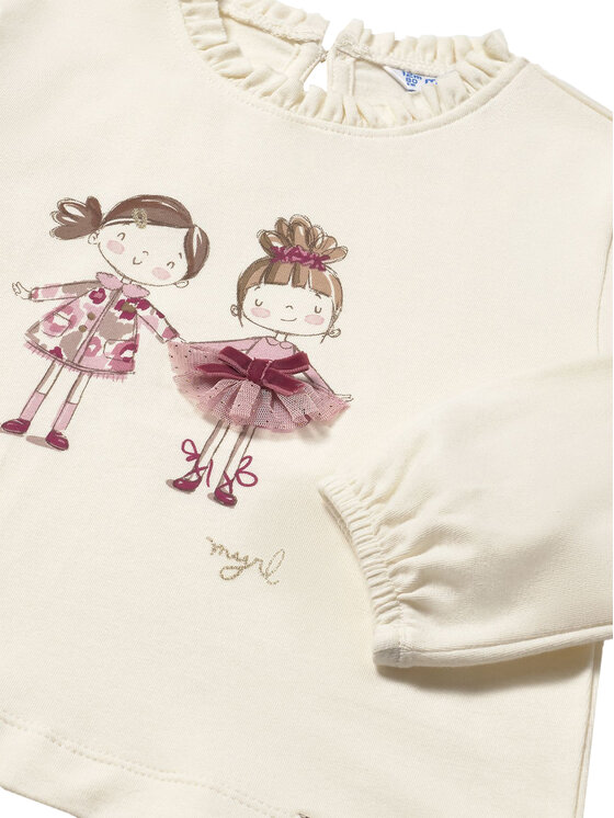 Mayoral Mayoral Bluse 2075 Écru Regular Fit
