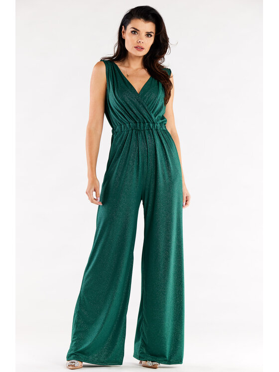 Awama Awama Jumpsuit A552 Verde Basic Fit