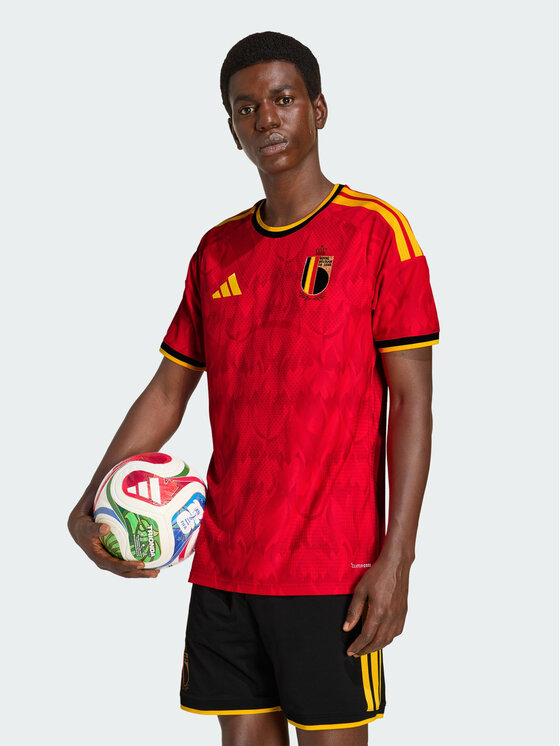 adidas adidas Koszulka techniczna Belgia Czerwony Slim Fit
