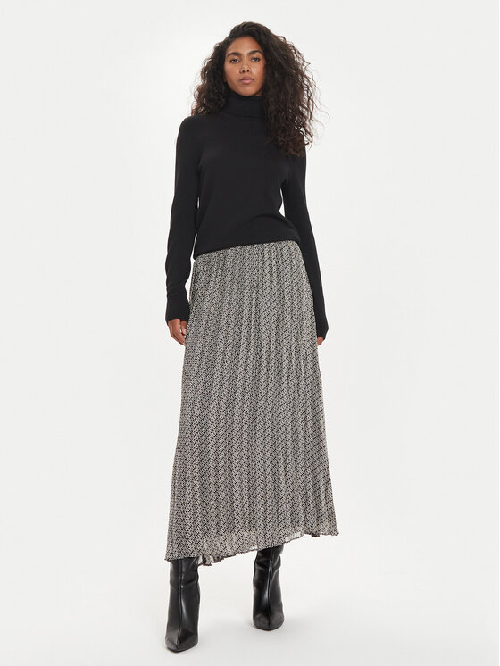 Morgan Morgan Плисирана пола 242-JPLISY Сив Regular Fit