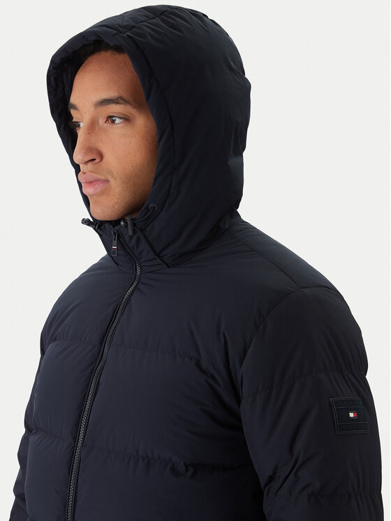 Tommy Hilfiger Tommy Hilfiger Geacă din puf MW0MW40616 Bleumarin Regular Fit