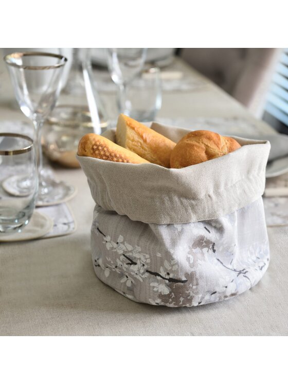 Roseberry Home Roseberry Home Podkładka na stół Mini dwustronne z motywem gałązek Twigs & Mirha Szary