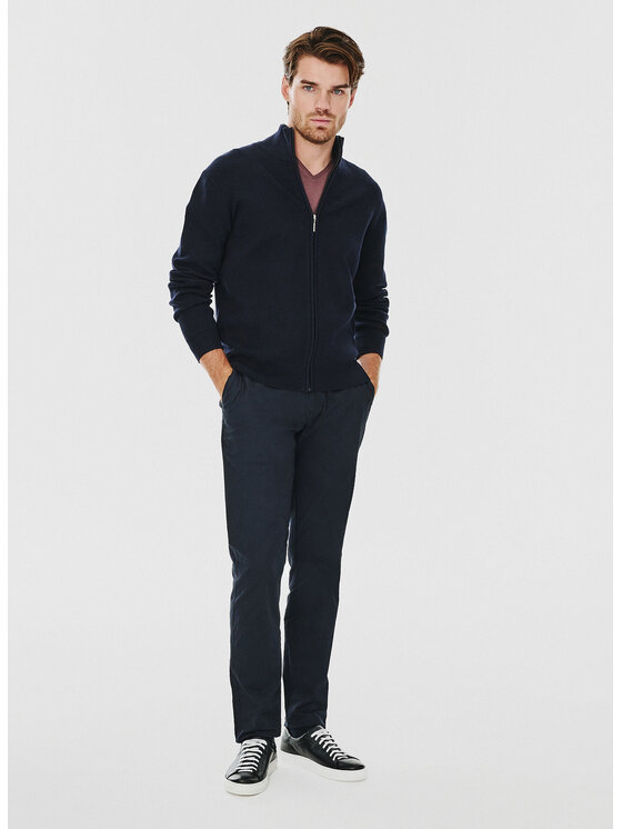 Pako Lorente Pako Lorente Sweter P24WF-2X-022 Granatowy Classic Fit