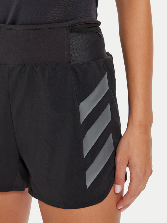 adidas adidas Sportovní kraťasy Terrex Agravic Trail Running HT9392 Černá Regular Fit