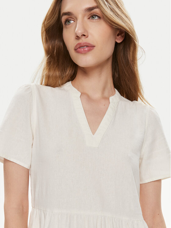ONLY ONLY Φόρεμα καλοκαιρινό Tiri-Caro 15310970 Λευκό Regular Fit