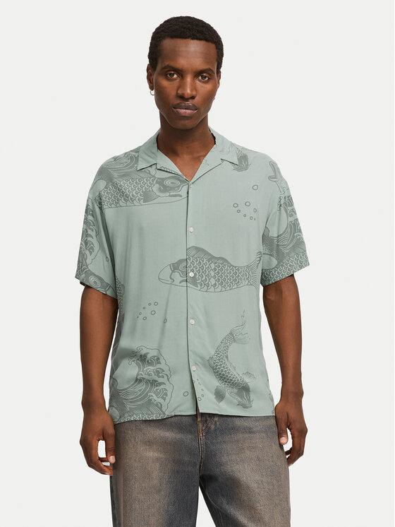 Jack & Jones Jack & Jones Ing Jeff 12268465 Zöld Relaxed Fit