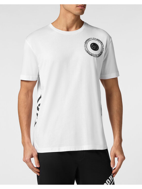 Plein Sport Plein Sport T-Shirt 14195 Biały Regular Fit