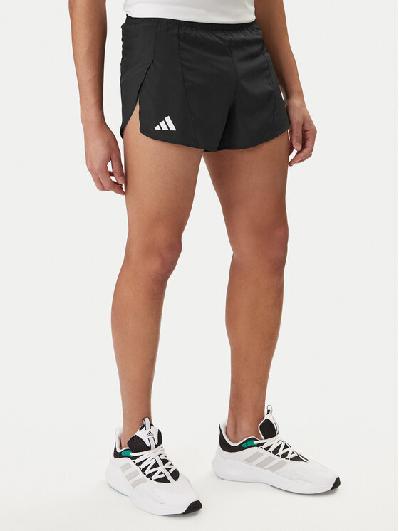 adidas adidas Športové kraťasy Adizero Essentials Split IM8585 Čierna Slim Fit