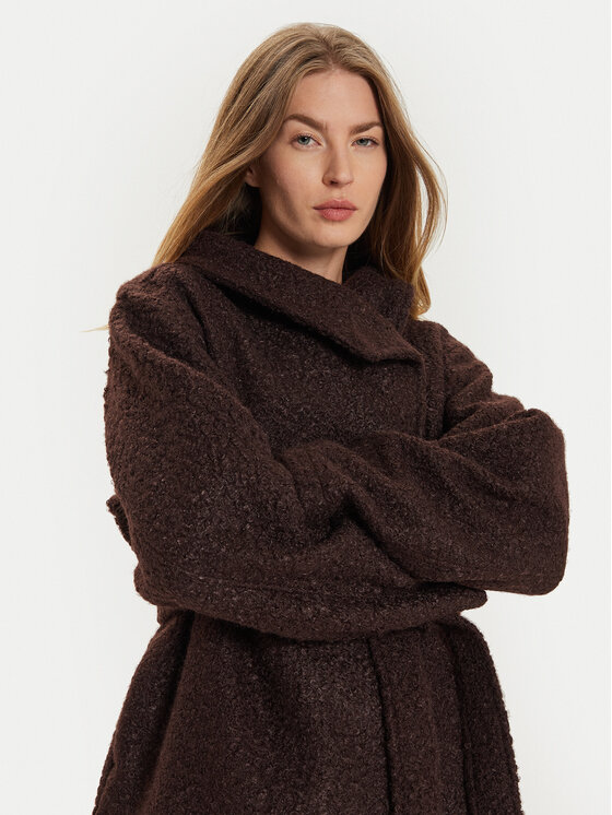 Gina Tricot Gina Tricot Zimski kaput 24039 Smeđa Oversize