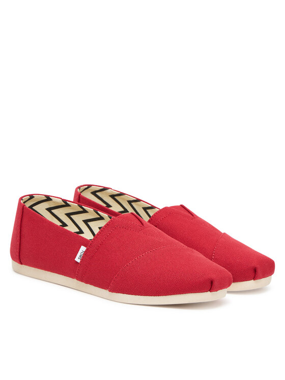 Toms Toms Poolsaapad Alpargata 10017665 Punane