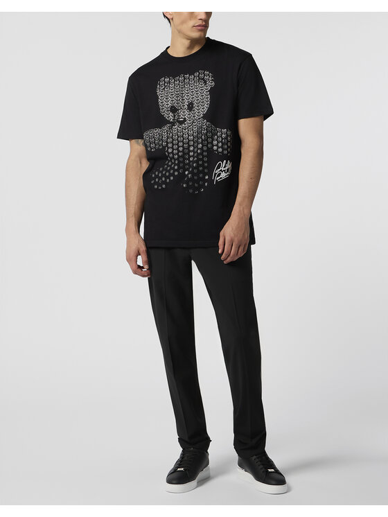 PHILIPP PLEIN PHILIPP PLEIN T-Shirt 28971 Czarny Regular Fit