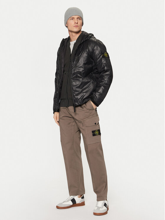 Stone Island Stone Island Демісезонна куртка 8115Q0425 Чорний Regular Fit