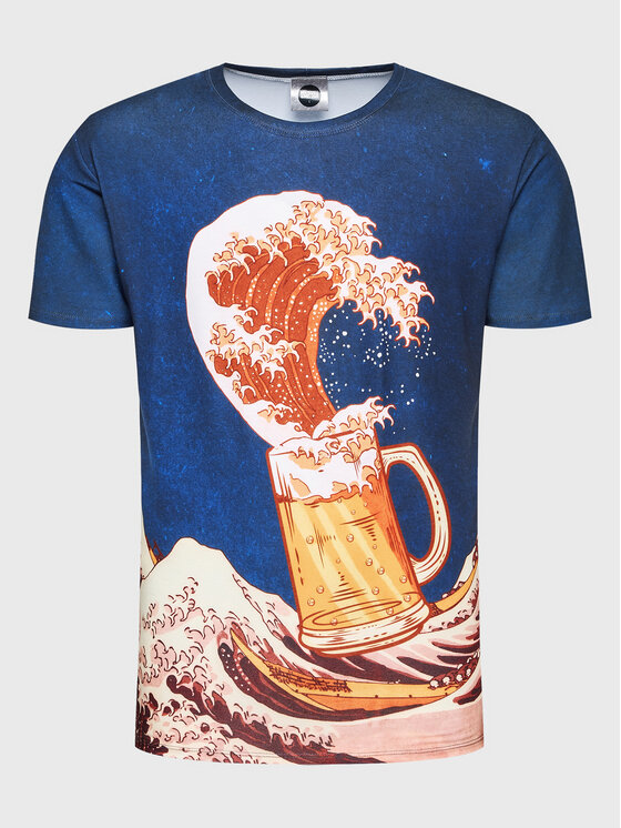 Mr. GUGU & Miss GO Mr. GUGU & Miss GO T-shirt Unisex Kanagawa Beer Šarena Regular Fit