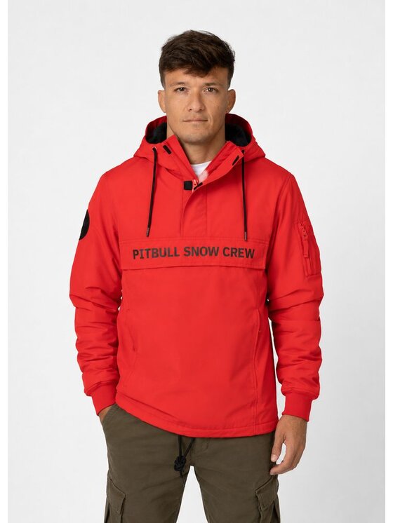 PITBULL PITBULL Kurtka zimowa MEANDRO Czerwony Regular Fit