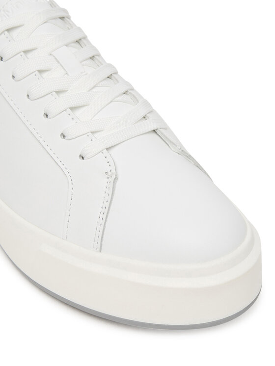 Calvin Klein Calvin Klein Sneakersy Basket Cupsole Laceup Lth Ml YM0YM01460 Biały