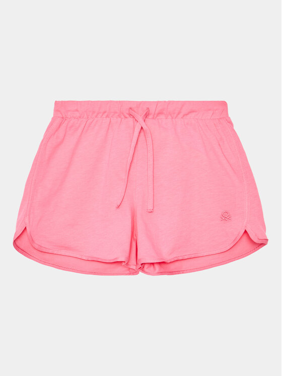 United Colors Of Benetton Pantaloni scurți sport 3I1XC901F Roz Regular Fit