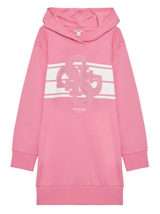 Guess Guess Haljina za svaki dan J5YK04 KA6R4 Ružičasta Regular Fit