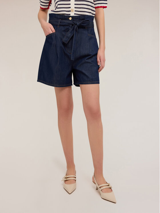 Motivi Motivi Pantaloncini P563Q204064N034 Blu Regular Fit