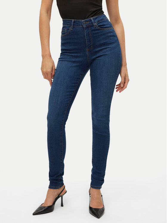 Vero Moda Vero Moda Traperice Sophia 10193326 Plava Skinny Fit