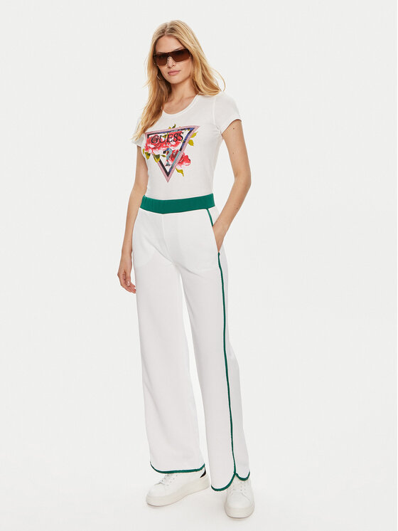 Guess Guess T-krekls W4YI71 J1314 Balts Regular Fit