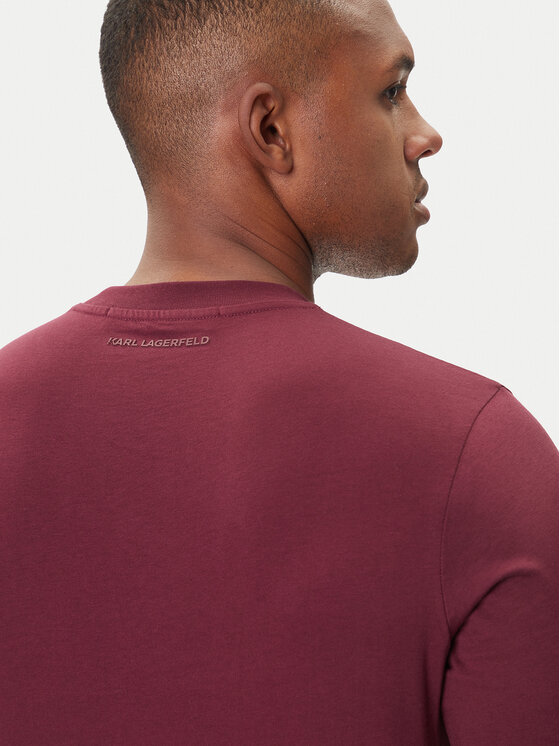 KARL LAGERFELD KARL LAGERFELD Marškinėliai 755710 554224 Violetinė Regular Fit