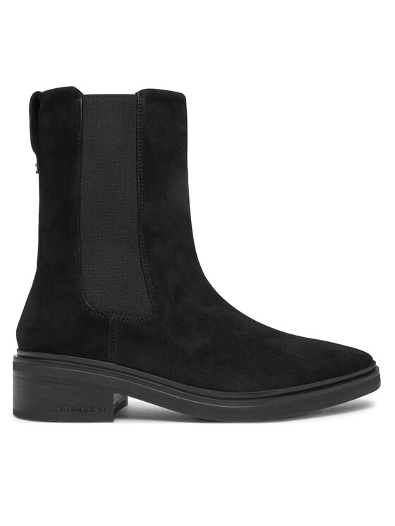 Calvin Klein Calvin Klein Kotníková obuv s elastickým prvkem HW0HW02191 Černá