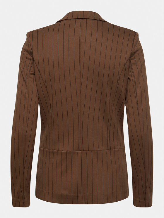 Fransa Fransa Сако 20610970 Кафяв Regular Fit