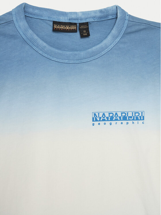 Napapijri Napapijri T-krekls S-Merse NP0A4ILFB2W1 S Zils Regular Fit