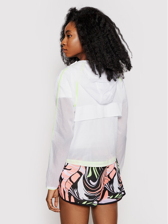New Balance New Balance Суитшърт от техническо трико WJ01268 Бял Relaxed Fit