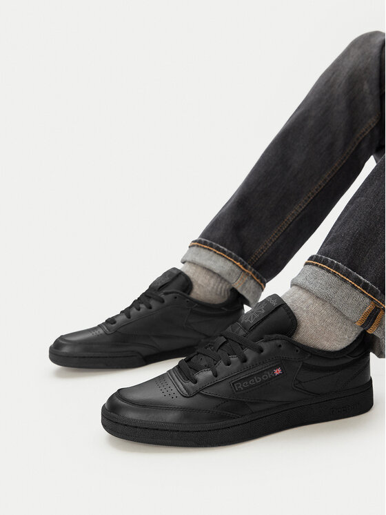 Reebok Reebok Sneakersy EO-CLUB C 100000153 Czarny