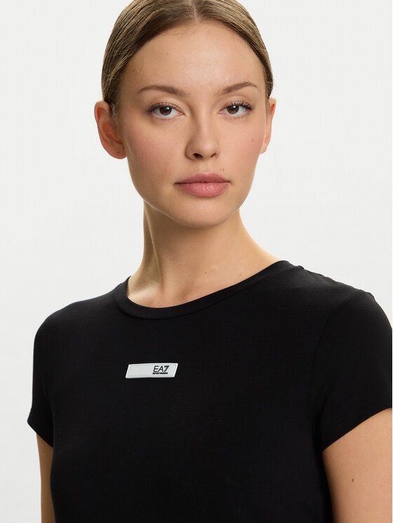 EA7 Emporio Armani EA7 Emporio Armani Тишърт 7W000673 AF12945 UC001 Черен Slim Fit