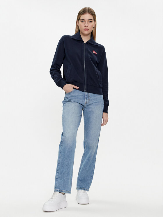 Wrangler Wrangler Pulóver 112351963 Sötétkék Regular Fit