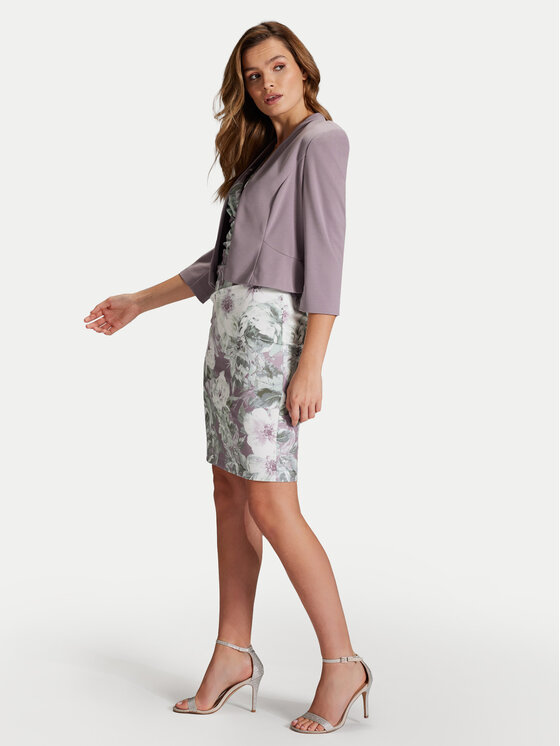 Swing Swing Marynarka 4AF01800 Fioletowy Regular Fit