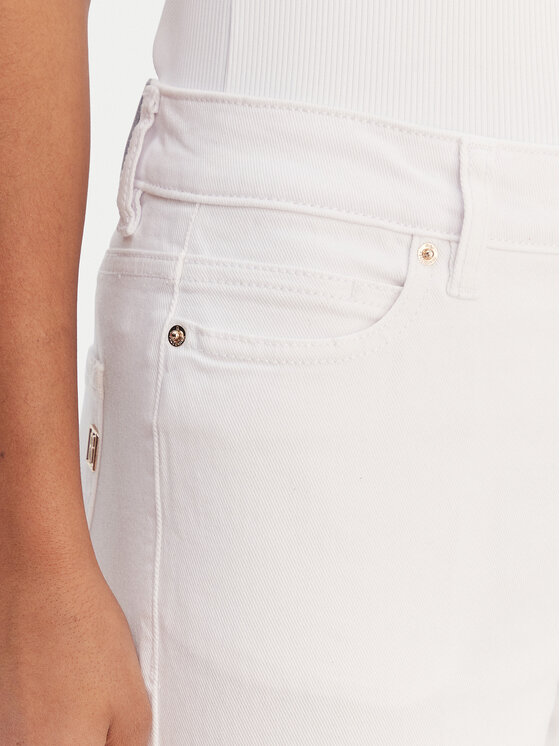 Fracomina Fracomina Jeans FP26SVA012W61501 Bianco Bootcut Fit