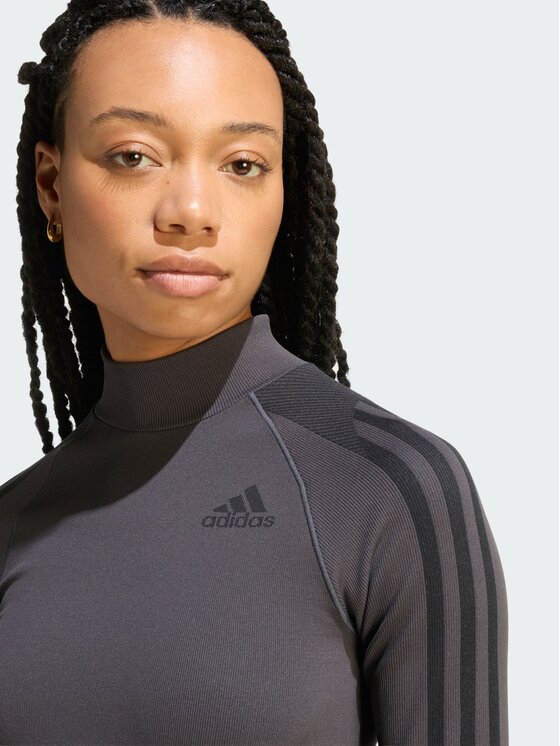 adidas adidas Top 159004 Czarny Fitted Fit