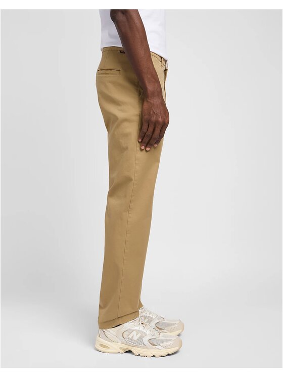 Lee Lee Chinosy CHINO Niebieski Regular Fit