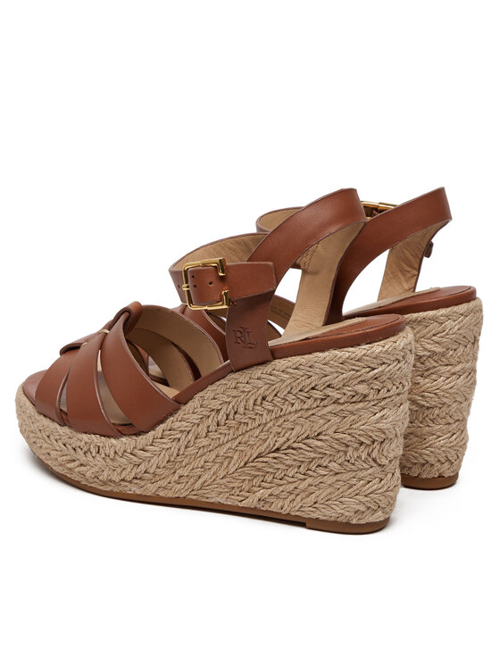 LAUREN RALPH LAUREN LAUREN RALPH LAUREN Espadrile Soffia 802953961001 Rjava
