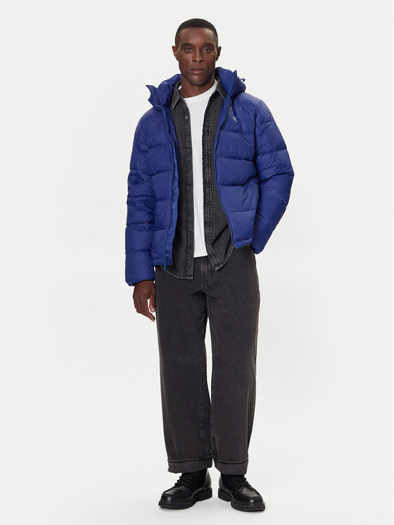 Calvin Klein Jeans Calvin Klein Jeans Pūkinė striukė LV04RC518G Mėlyna Regular Fit