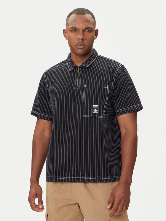adidas adidas Polo Wabash JW0171 Crna Loose Fit