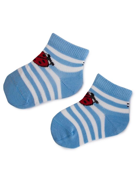Tommy Hilfiger Tommy Hilfiger Sada 3 párů dětských vysokých ponožek 385005001 Modrá