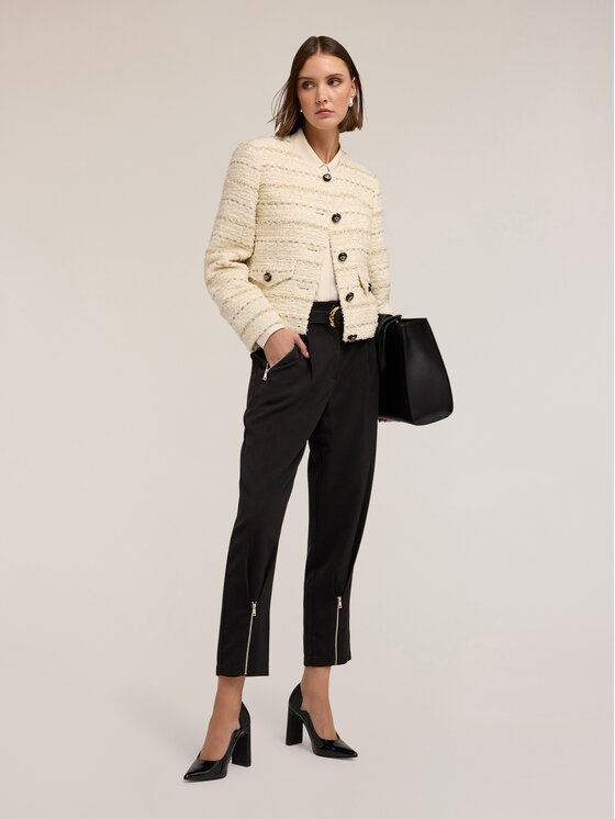 Motivi Motivi Pantaloni di tessuto P107Q004190N033 Nero Boy Fit