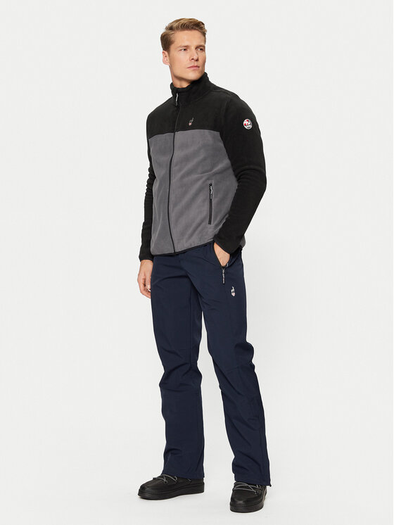 Aulp Aulp Флісовий реглан Volvi Сірий Regular Fit