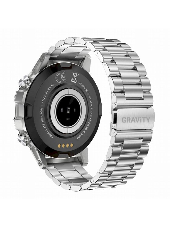 Gravity Gravity Smartwatch GRAVITY GT9-3 Srebrny