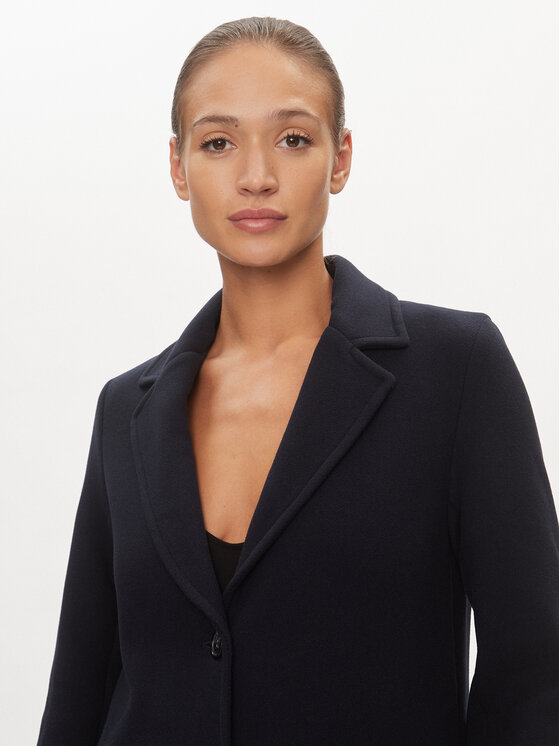 Marc O'Polo Marc O'Polo Cappotto di lana 308 0068 71097 Blu scuro Regular Fit