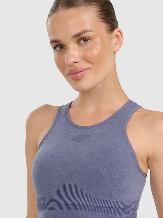 4F 4F Koszulka techniczna YOGA Granatowy Authentic Slim Fit
